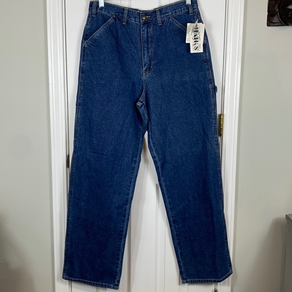 NWT Haik’s ladies dungaree jeans size 12, inseam 32”. - Picture 1 of 8